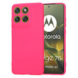 Husa pentru Motorola Edge 70, Techsuit SoftFlex, fucsia