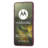 Husa pentru Motorola Edge 70, Techsuit SoftFlex, bordo