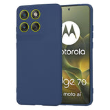 Husa pentru Motorola Edge 70, Techsuit SoftFlex, bleumarin