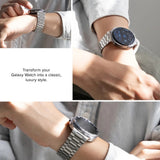 Curea pentru Samsung Galaxy Watch8 40mm, Ringke Metal One Air, argintiu