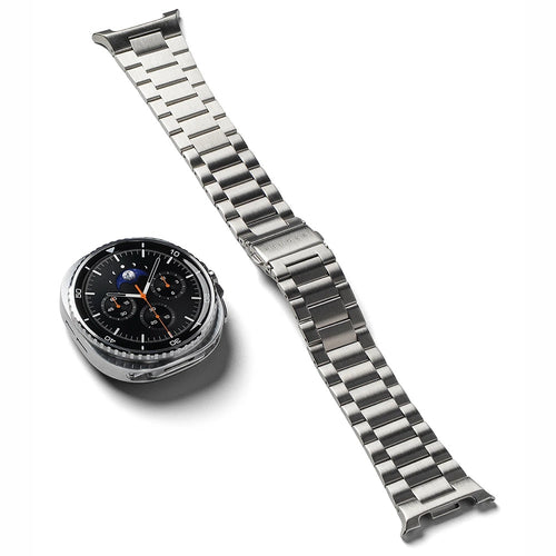 Curea pentru Samsung Galaxy Watch8 40mm, Ringke Metal One Air, argintiu