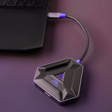 Hub USB Proove Docking station Gaming Spectre 5in1 (HBPG10221205), Type-C to 2x USB 3.0, Type-C, HDMI, PD100W, gri