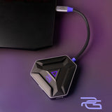 Hub USB Proove Docking station Gaming Spectre 5in1 (HBPG10221205), Type-C to 2x USB 3.0, Type-C, HDMI, PD100W, gri