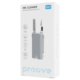Proove Multifunctional Cleaning Set Mr. Cleaner (MCS00000502), 5in1 cu Screen Microfiber pentru Laptop, Phone, Gri