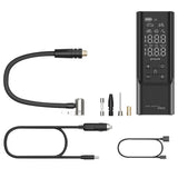 Proove Car Pump Assistant Pro (PPAP80010901), portabil Compressor, cu afisaj digital, LED Flashlight, 120W, Negru