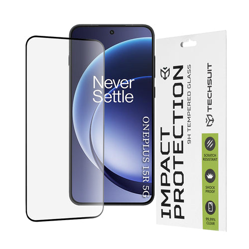 Folie de protectie pentru OnePlus 15R, Techsuit 111D Full Cover / Full Glue Glass