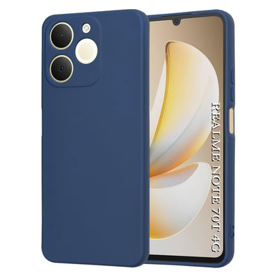 Husa pentru Realme Note 70T, Techsuit SoftFlex, bleumarin