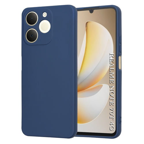 Husa pentru Realme Note 70T, Techsuit SoftFlex, bleumarin