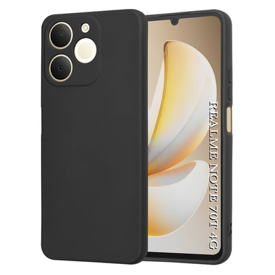 Husa pentru Realme Note 70T, Techsuit SoftFlex, negru