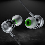 Casti cu Fir Acefast (L4), 3.5mm Jack, In-Ear, Control Integrat, Flexibil, 1.2m, Negru