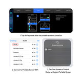 Yesido Wireless Car Stereo (KM19), Dual HD Camera, Plug&Play, CarPlay, Android Auto, AirPlay, Negru