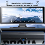 Yesido Wireless Car Stereo (KM19), Dual HD Camera, Plug&Play, CarPlay, Android Auto, AirPlay, Negru
