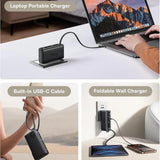 Baterie Externa Baseus Nomos NT11 Omni (P10078807123-00), With USB-C Cable, 10000mAh, 67W, Afisaj Digital, Negru