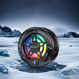 Cooler telefon Yesido Phone Cooler (C226), Semiconductor, Magnetic, Universal, Fast Cooling, cu RGB, Afisaj digital, gri