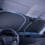 Parasolar Auto Baseus Gotrip DT1 (C0118200), UPF2000+, 99.95% UV Blocking Rate, 80 X 150cm, Negru