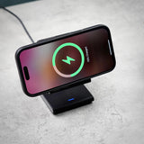 Incarcator wireless Lito 4in1 Magnetic (LT-W02), pentru iPhone, Apple Watch, AirPods, Phone Stand, 15W, QI2, N52 Magnets, negru
