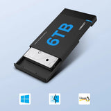 UGREEN Hard Drive Enclosure US221 (30848), USB to Micro-B Cable Included, HDD/SSD Rack, SATA, 5Gbps, Negru