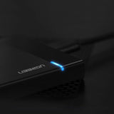 UGREEN Hard Drive Enclosure US221 (30848), USB to Micro-B Cable Included, HDD/SSD Rack, SATA, 5Gbps, Negru