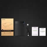 UGREEN Hard Drive Enclosure US221 (30848), USB to Micro-B Cable Included, HDD/SSD Rack, SATA, 5Gbps, Negru