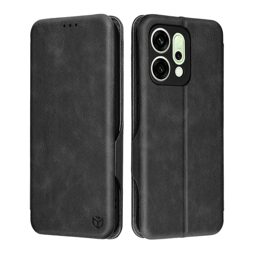 Husa pentru OPPO Reno14, Techsuit Safe Wallet Plus, negru