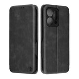 Husa pentru OPPO Reno14, Techsuit Safe Wallet Plus, negru