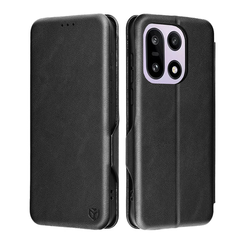 Husa pentru OnePlus 15, Techsuit Safe Wallet Plus, negru