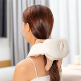 Aparat de Masaj Yesido Neck Massager (MG11), Reglabil, 3 Versatile Massage Modes, Soothing Heat Therapy, 2400mAh, Bej