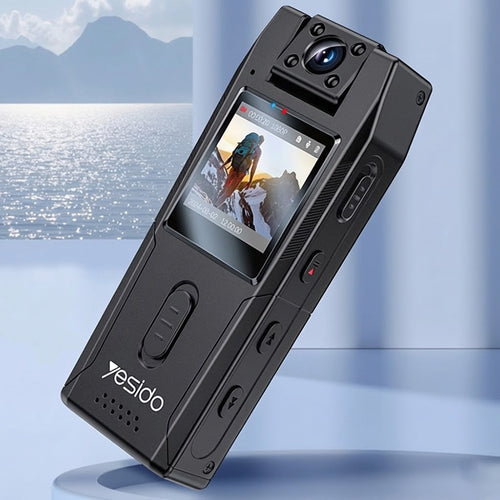 Camera de supraveghere Yesido Digital Smart Camera (KM25), 1.3inch Screen, 1920x1080p, 200MP, Night Vision, negru