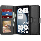 Husa pentru Nothing Phone (3a) Lite, Techsuit Diary Book, negru
