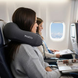 Yesido Neck Pillow (MG17), Knitted Fabric, Memory Foam Pillow Core, Ergonomic Design, Gri