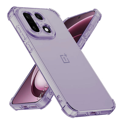 Husa pentru OnePlus 15, Techsuit Shockproof Clear Silicone, fumuriu