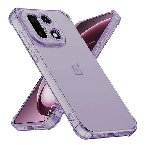 Husa pentru OnePlus 15, Techsuit Shockproof Clear Silicone, fumuriu