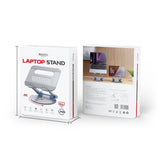 Yesido Laptop Holder (LP06), Strong Stand, Aluminum Alloy, 360 Rotation, pentru Devices 10, 17.3 inch, Argintiu