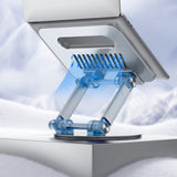 Yesido Laptop Holder (LP06), Strong Stand, Aluminum Alloy, 360 Rotation, pentru Devices 10, 17.3 inch, Argintiu