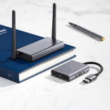 Adaptor UGREEN Wireless Transmitter And Receiver CM506 (50633A), HDMI Cable, 50M (4K@30Hz), Gri