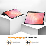 Husa tableta pentru Samsung Galaxy Tab S11 Ultra, Techsuit Flex Trifold (cu Pencil Holder), bleumarin
