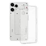 Husa pentru Nothing Phone (3a) Lite, Techsuit Clear Silicone, transparenta
