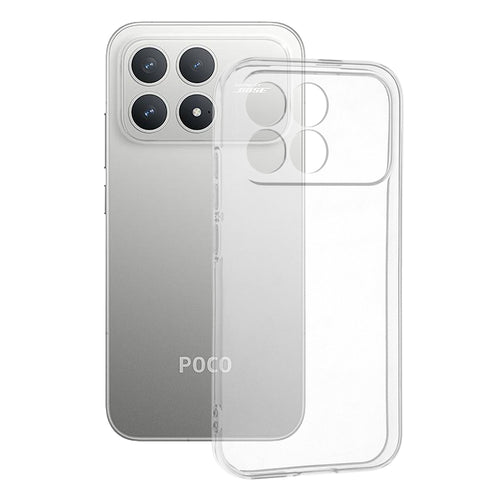 Husa pentru Xiaomi POCO F8 Pro, Techsuit Clear Silicone, transparenta