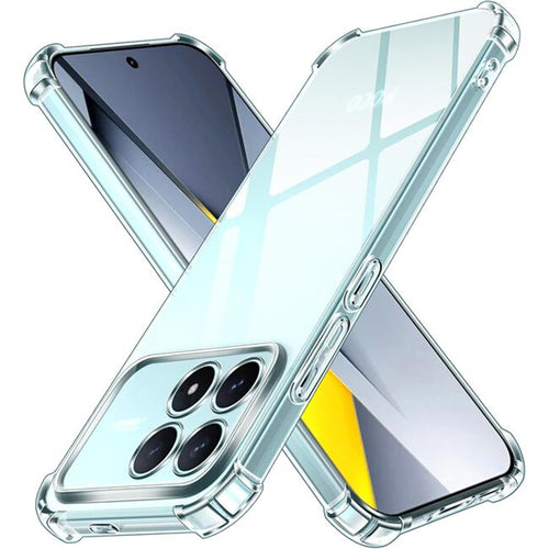 Husa pentru Xiaomi POCO F8 Pro, Techsuit Shockproof Clear Silicone, transparenta