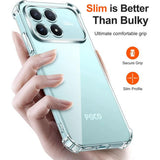 Husa pentru Xiaomi POCO F8 Ultra, Techsuit Shockproof Clear Silicone, transparenta
