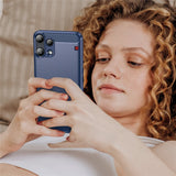 Husa pentru Nothing Phone (3a) Lite, Techsuit Carbon Silicone, albastru