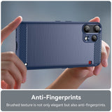 Husa pentru Nothing Phone (3a) Lite, Techsuit Carbon Silicone, albastru