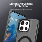 Husa pentru Motorola Moto G86, Techsuit CandyCase MagSafe, alb