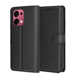 Husa pentru OPPO A6 Pro 4G, Techsuit Leather Folio, maro