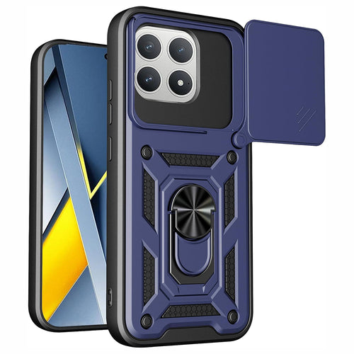 Husa pentru Xiaomi POCO F8 Pro, Techsuit CamShield Series, albastru