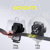 Suport auto cu incarcare wireless Lisen cu Incarcator wireless W605 (YL0225030014), pentru Grila ventilatie, cu Manual Clamp, 360° Adjustment, 15W, negru