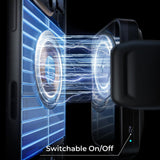 Suport auto cu incarcare wireless Lisen cu Incarcator wireless W605 (YL0225030014), pentru Grila ventilatie, cu Manual Clamp, 360° Adjustment, 15W, negru