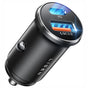 Incarcator auto Lisen (YL0223090002), Incarcare rapida, USB, Type-C, Cigarette Lighter Adapter, PD36W, QC18W, negru