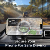 Suport auto Lisen (YL0223110033), MagSafe, pentru Grila ventilatie, Bord, Universal, Multi-Angle Adjustment, Secure Fit, negru