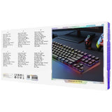 Tastatura Proove Wired Keyboard Everfrost (CKEVEN00000401), Mechanical, RGB Backlighting, 87 Keys, Outemu Switches, 1.8m, negru